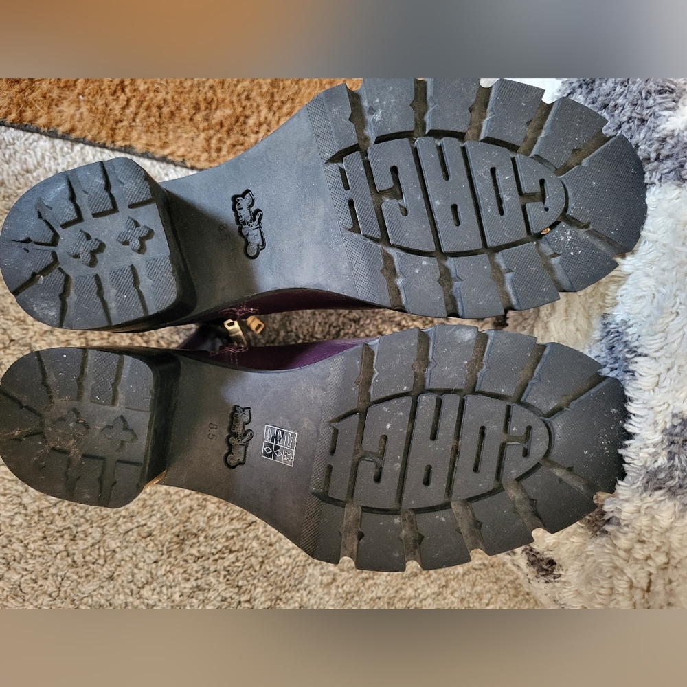 Eggplant Purple Booties - Picture 4 of 7